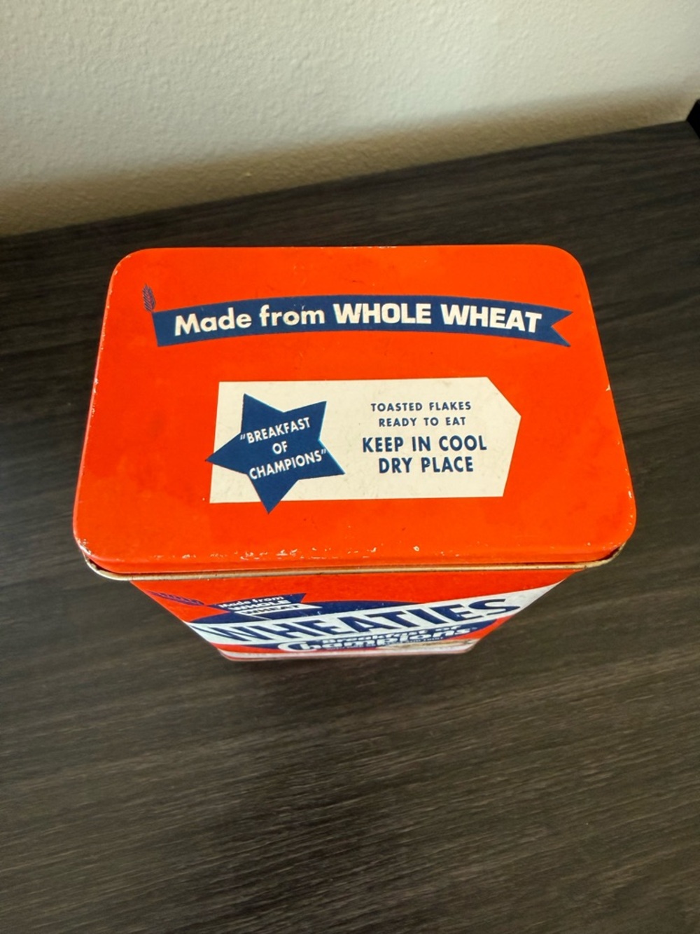 VINTAGE Wheaties Tin Box Breakfast of Champions 1993 Cereal Tin - Picture 5 of 10